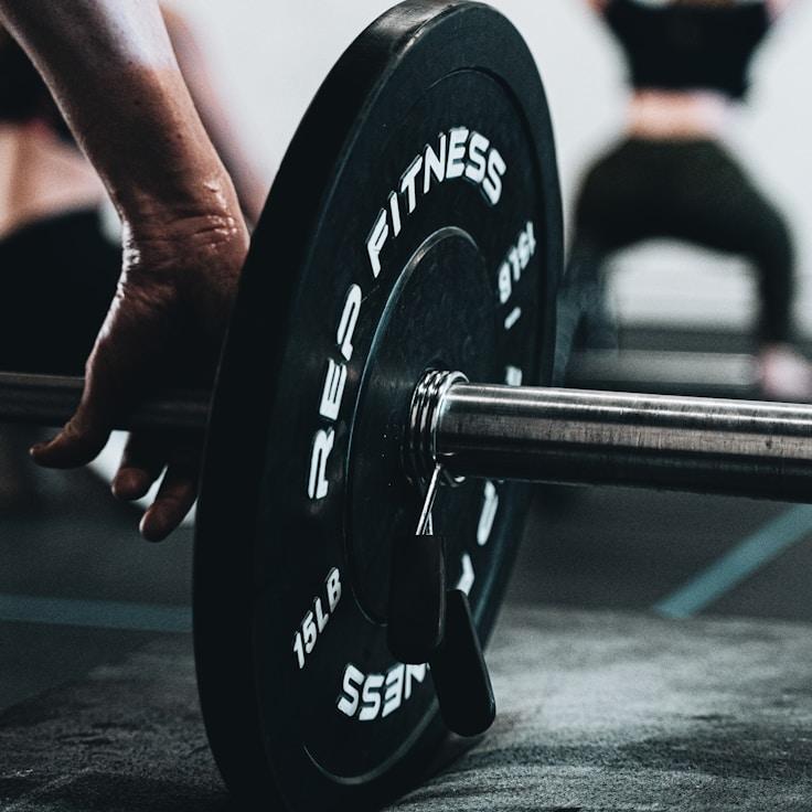 Group fitness class in a modern studio environment